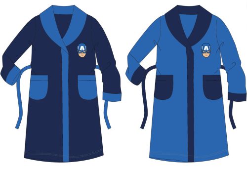 Accappatoio in coral per bambini Avengers - celeste - 128
