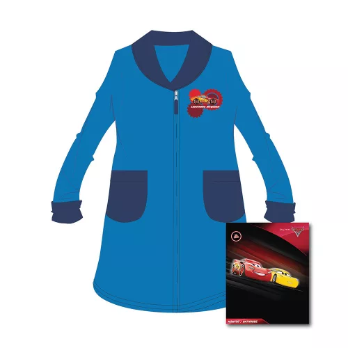 Accappatoio per bambini - corallo - Cars - 128 - blu medio