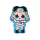 Cuscino giocattolo LOL Baby reversibile per ragazze - cuscino 2 in 1 - turchese-lilla