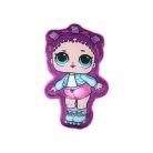 Cuscino giocattolo LOL Baby reversibile per ragazze - cuscino 2 in 1 - turchese-lilla