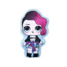Cuscino giocattolo LOL Baby reversibile per ragazze - cuscino 2 in 1 - rosa-celeste