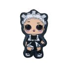 Cuscino giocattolo LOL Baby reversibile per ragazze - cuscino 2 in 1 - rosa-grigio scuro