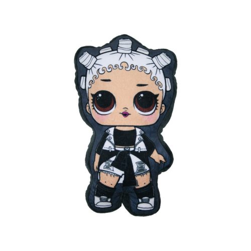 Cuscino giocattolo LOL Baby reversibile per ragazze - cuscino 2 in 1 - rosa-grigio scuro