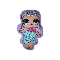   Cuscino giocattolo LOL Baby reversibile per ragazze - cuscino 2 in 1 - lilla-rosa