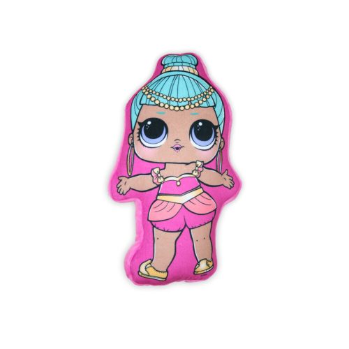 Cuscino giocattolo LOL Baby reversibile per ragazze - cuscino 2 in 1 - lilla-rosa