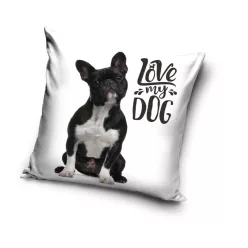Copripiumino bulldog francese 40x40 cm