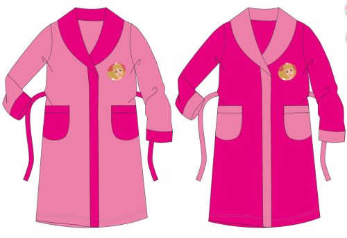 Accappatoio in coral per bambini Principesse Disney - rosa - 98
