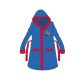 Accappatoio in cotone con cappuccio Spiderman per bambini - blu medio - 98-104