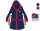 Accappatoio in cotone con cappuccio Spiderman per bambini - blu scuro - 98-104